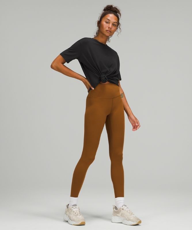 Lululemon Back in Action Short Sleeve T-Shirt Nulu Blast Dam Svarta | JPZQ-20178