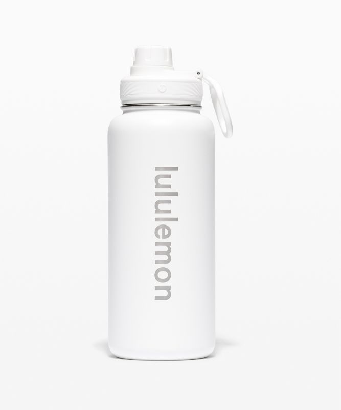 Lululemon Back to Life Sport Bottle 32oz Vattenflaskor Accessories Vita | LEAJ-15803