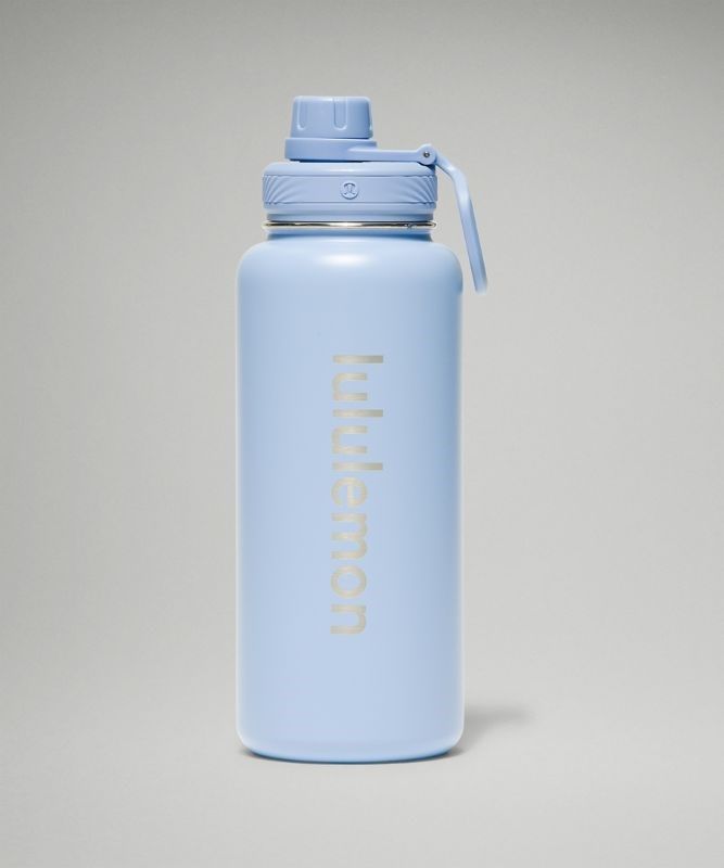 Lululemon Back to Life Sport Bottle 32oz Vattenflaskor Accessories Blå Beige | FWKA-24960