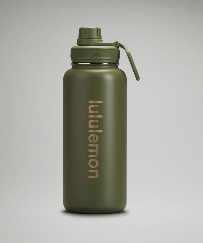 Lululemon Back to Life Sport Bottle 32oz Vattenflaskor Accessories Gröna | CFPD-43975