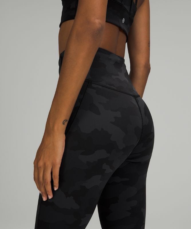 Lululemon Base Pace HR Crop 17 Leggings Dam Camo Svarta Olika Färger | PNSH-87159