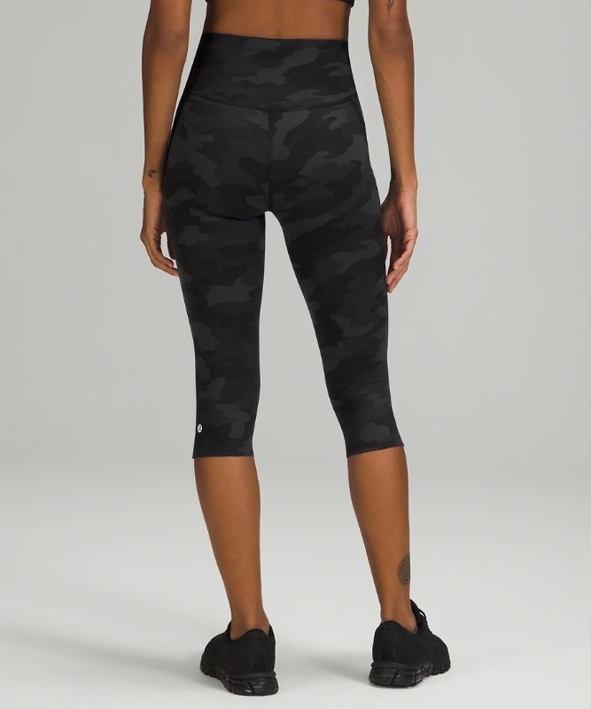 Lululemon Base Pace HR Crop 17 Leggings Dam Camo Svarta Olika Färger | PNSH-87159