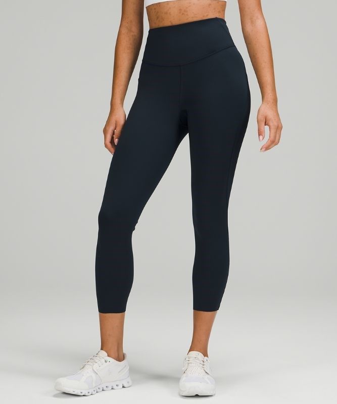Lululemon Base Pace High-Rise Crop 23 Byxor Dam Marinblå | MWLH-68490