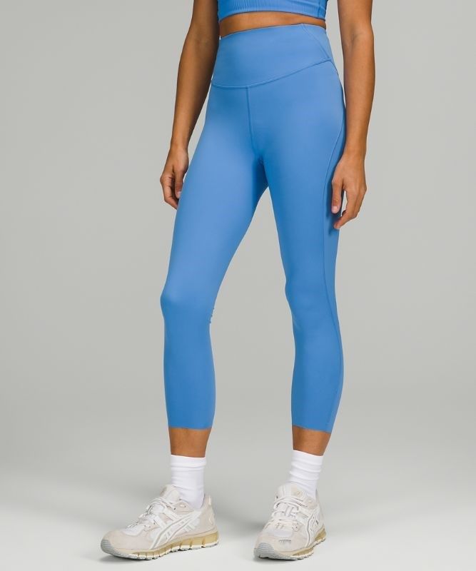 Lululemon Base Pace High-Rise Crop 23 Byxor Dam Blå | KWBP-50437