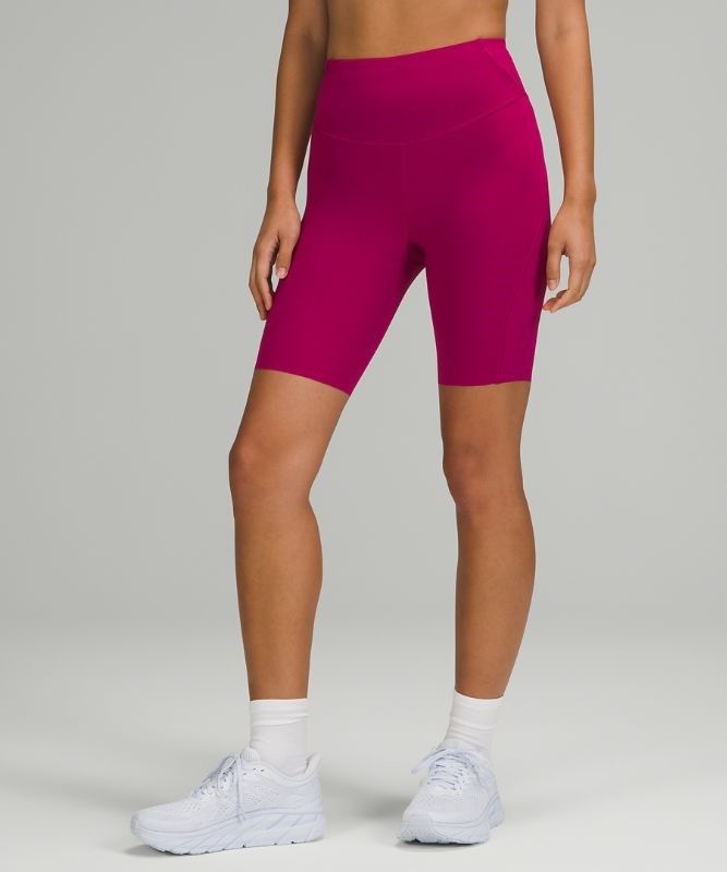 Lululemon Base Pace High-Rise Short 8 Shorts Dam Wild Berry | GAOF-32045