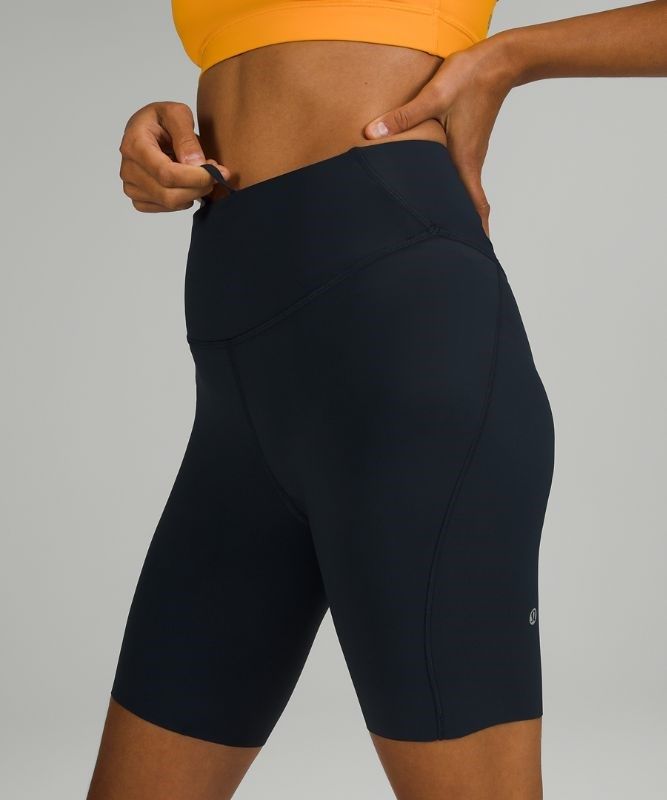 Lululemon Base Pace High-Rise Short 8 Shorts Dam Marinblå | TWEX-58926