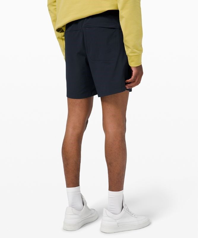 Lululemon Bowline Short 5 Stretch Ripstop Shorts Herr Marinblå | VCSO-31762
