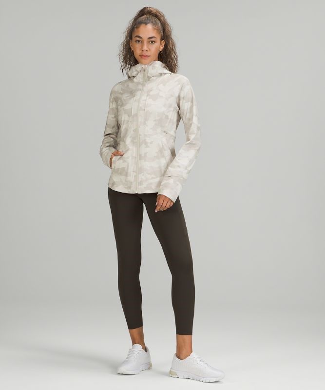 Lululemon Break a Trail Jacket Jackor Dam Camo Vita Olika Färger | RGKP-45761