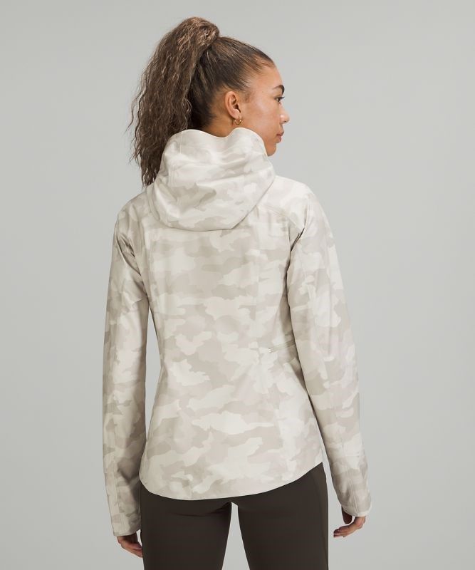 Lululemon Break a Trail Jacket Jackor Dam Camo Vita Olika Färger | RGKP-45761