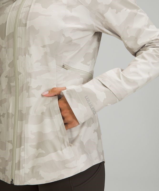 Lululemon Break a Trail Jacket Jackor Dam Camo Vita Olika Färger | RGKP-45761