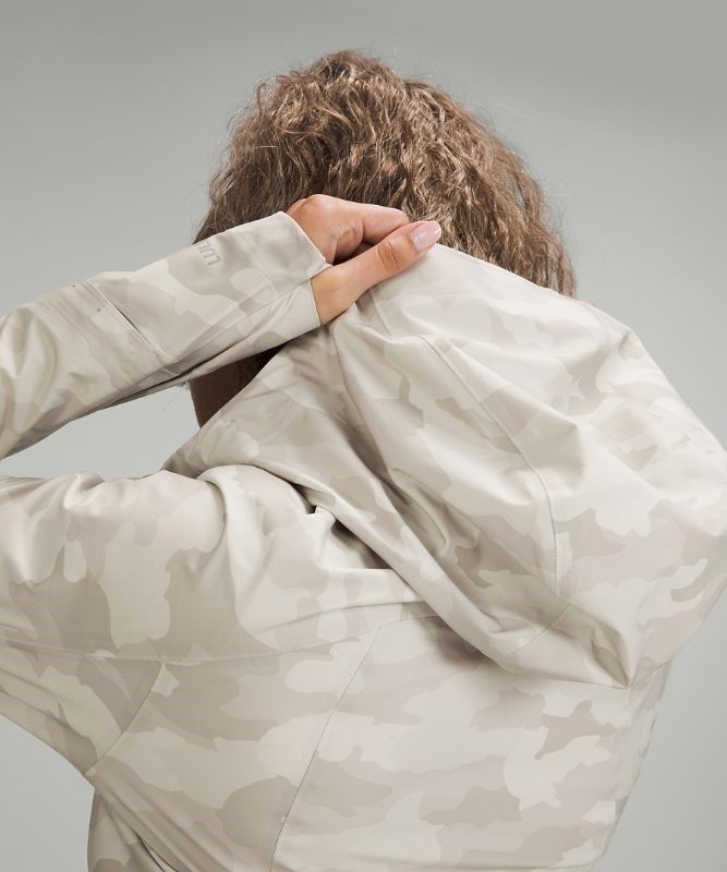 Lululemon Break a Trail Jacket Jackor Dam Camo Vita Olika Färger | RGKP-45761