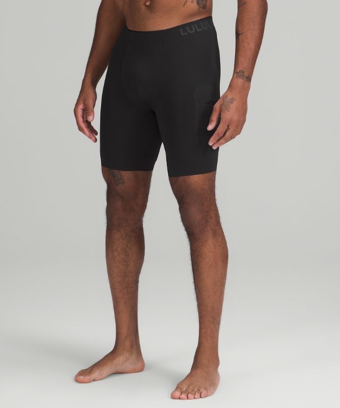 Lululemon Built to Move Utility Boxer 7 Underkläder Herr Svarta | LSAK-82069