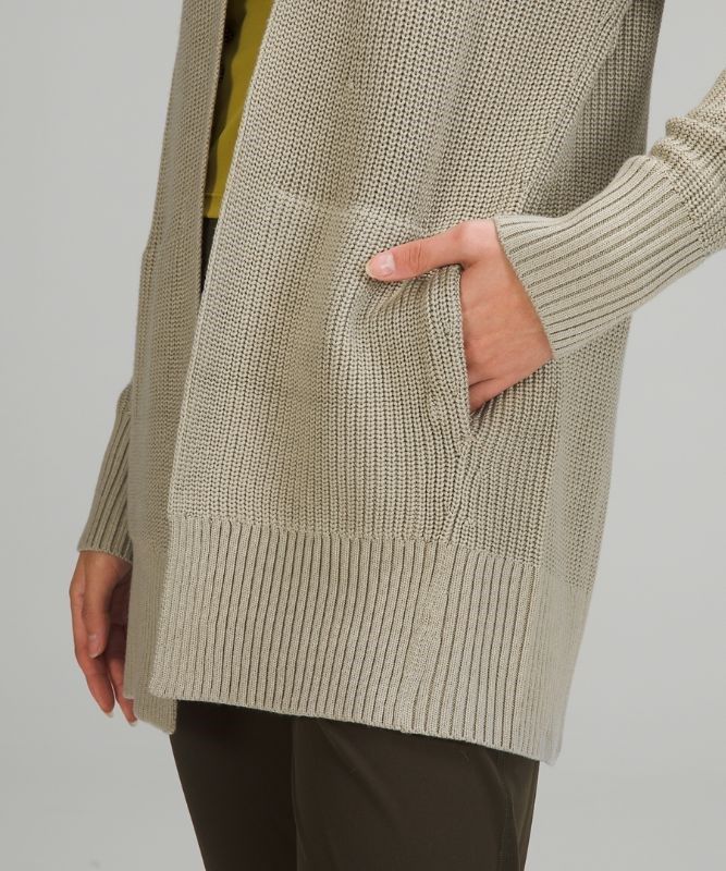 Lululemon Cashlu Sweater Wrap Jumpers Dam Beige | KMRI-04167