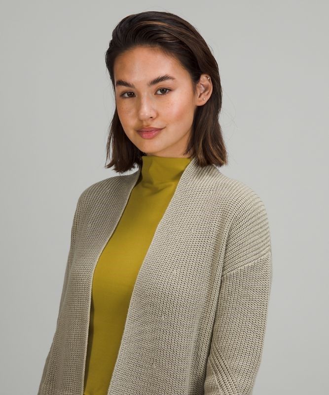 Lululemon Cashlu Sweater Wrap Jumpers Dam Beige | KMRI-04167