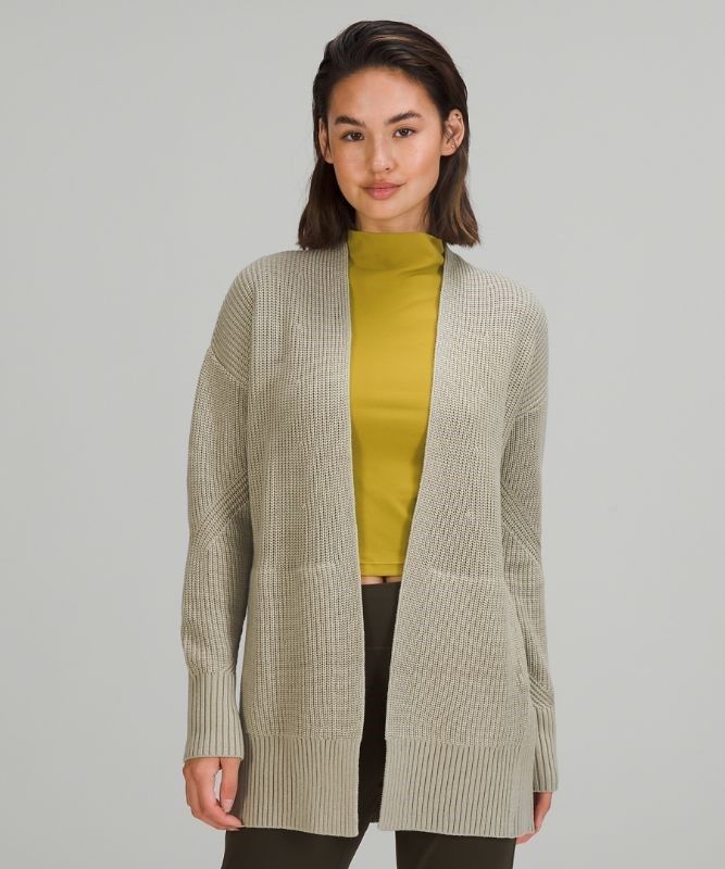 Lululemon Cashlu Sweater Wrap Jumpers Dam Beige | KMRI-04167