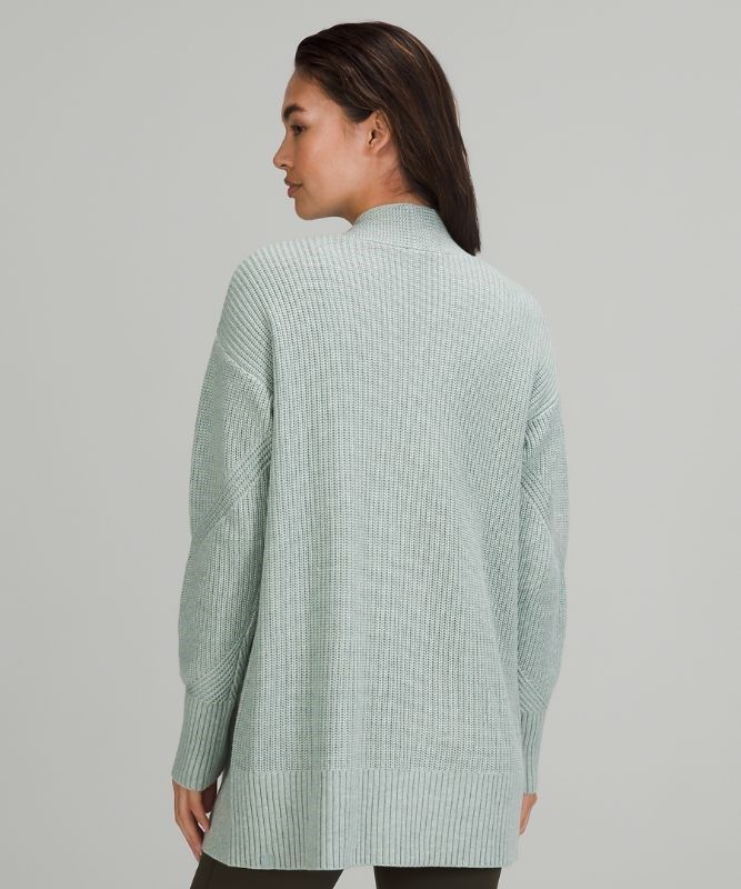 Lululemon Cashlu Sweater Wrap Jumpers Dam Silver Blå | AFPW-74138