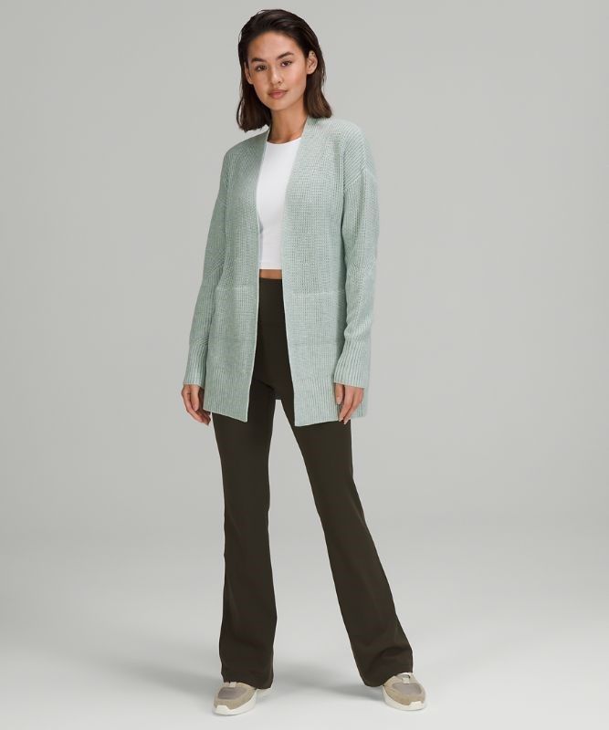 Lululemon Cashlu Sweater Wrap Jumpers Dam Silver Blå | AFPW-74138