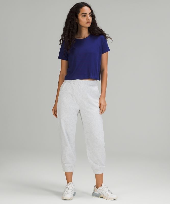 Lululemon Cates Tee Blast Dam Larkspur | NTGD-98631