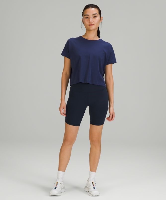 Lululemon Cates Tee Blast Dam Night Sea | NUCJ-39104
