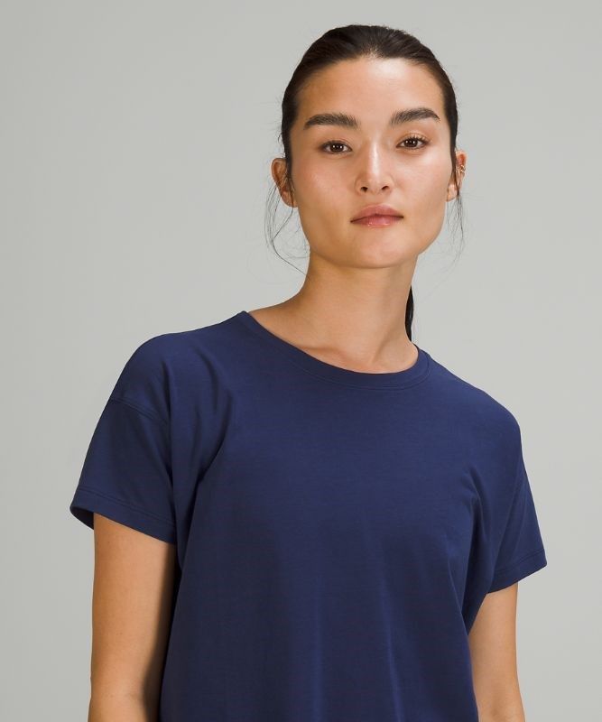 Lululemon Cates Tee Blast Dam Night Sea | NUCJ-39104