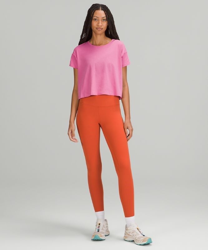 Lululemon Cates Tee Blast Dam Rosa | NQVX-43619