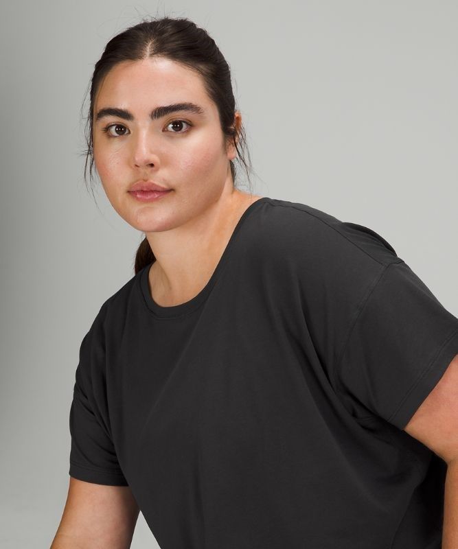 Lululemon Cates Tee Blast Dam Svarta | HMRI-50987