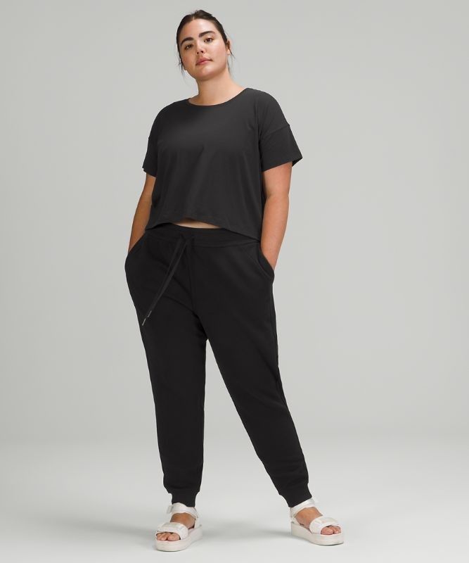 Lululemon Cates Tee Blast Dam Svarta | HMRI-50987