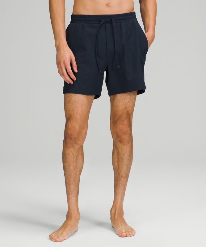 Lululemon Channel Cross Short 5 Badkläder Herr Marinblå | PIZQ-60389