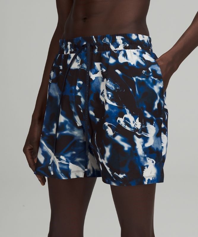 Lululemon Channel Cross Short 5 Badkläder Herr Marinblå Olika Färger | IUNL-40538