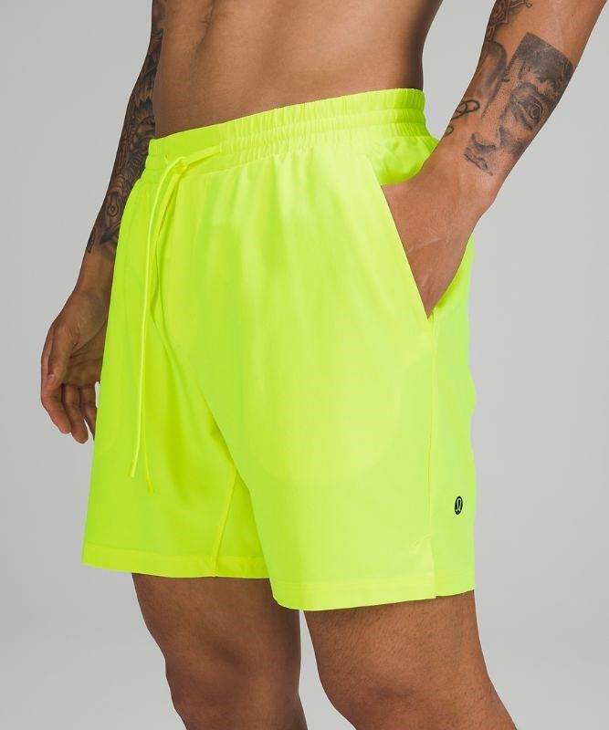 Lululemon Channel Cross Short 7 Badkläder Herr Gula | IEML-74016