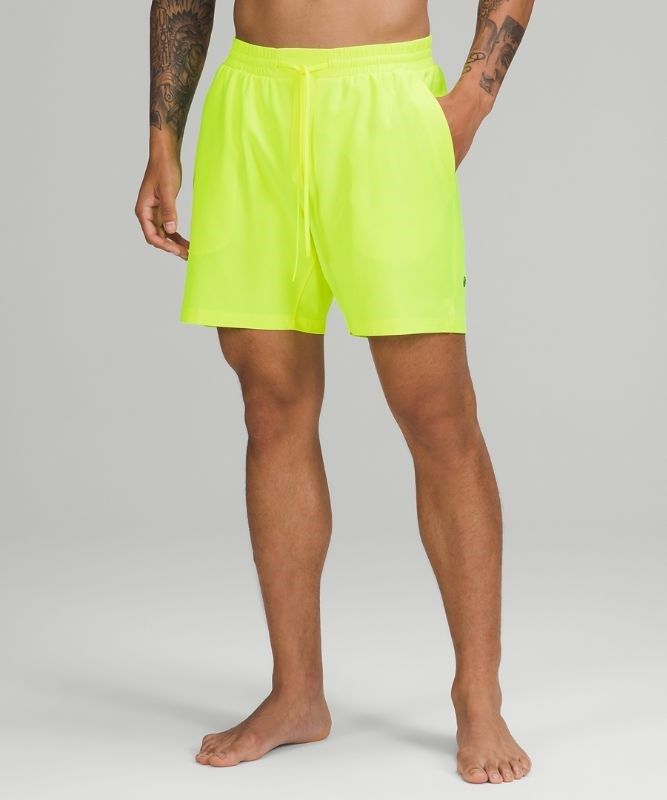 Lululemon Channel Cross Short 7 Badkläder Herr Gula | IEML-74016