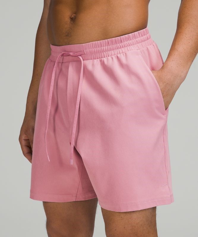 Lululemon Channel Cross Short 7 Badkläder Herr Rosa Grå Bruna | DPGT-03698