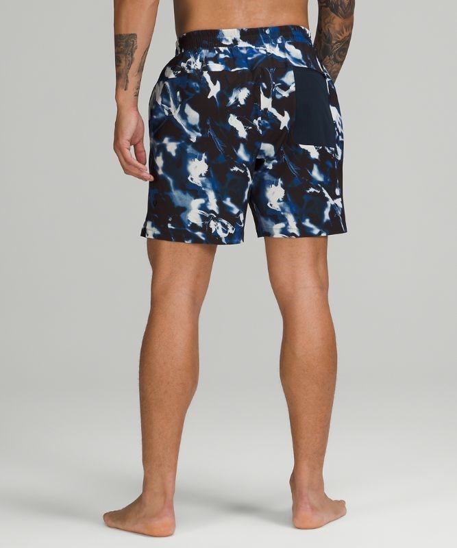 Lululemon Channel Cross Short 7 Badkläder Herr Marinblå Olika Färger | VTAR-18593