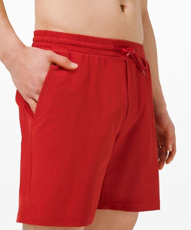 Lululemon Channel Cross Swim Short 7 Badkläder Herr Röda | NLMW-73096