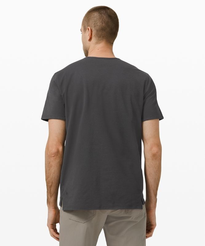 Lululemon Chest Pocket Relaxed Fit T Blast Herr Mörkgrå | YXBD-79806