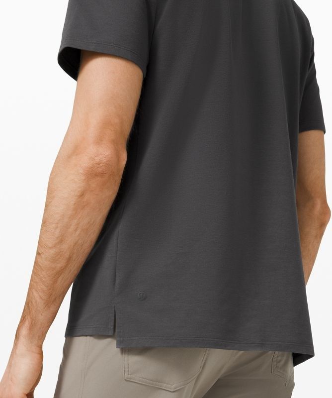 Lululemon Chest Pocket Relaxed Fit T Blast Herr Mörkgrå | YXBD-79806