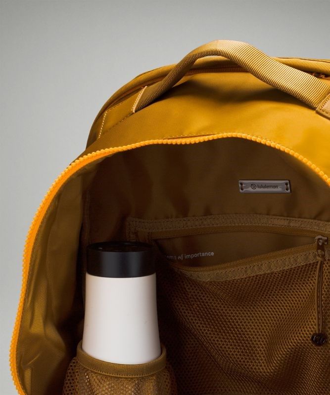 Lululemon City Adventurer Backpack 17L Väskor Accessories Guld Bruna | IWCT-20156