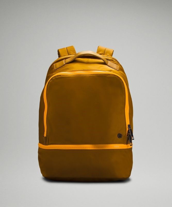 Lululemon City Adventurer Backpack 17L Väskor Accessories Guld Bruna | IWCT-20156