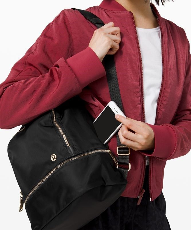 Lululemon City Adventurer Backpack Mini 10L Väskor Accessories Svarta Guld | VQIP-37860