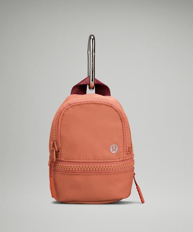 Lululemon City Adventurer Backpack Nano Väskor Accessories Rosa Orange Vinröda | QZOY-52106