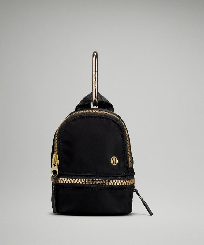 Lululemon City Adventurer Backpack Nano Väskor Accessories Svarta Guld | LBEQ-72951