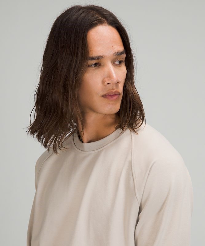 Lululemon City Sweat Crew Tröjor Herr Beige | TJFV-75483