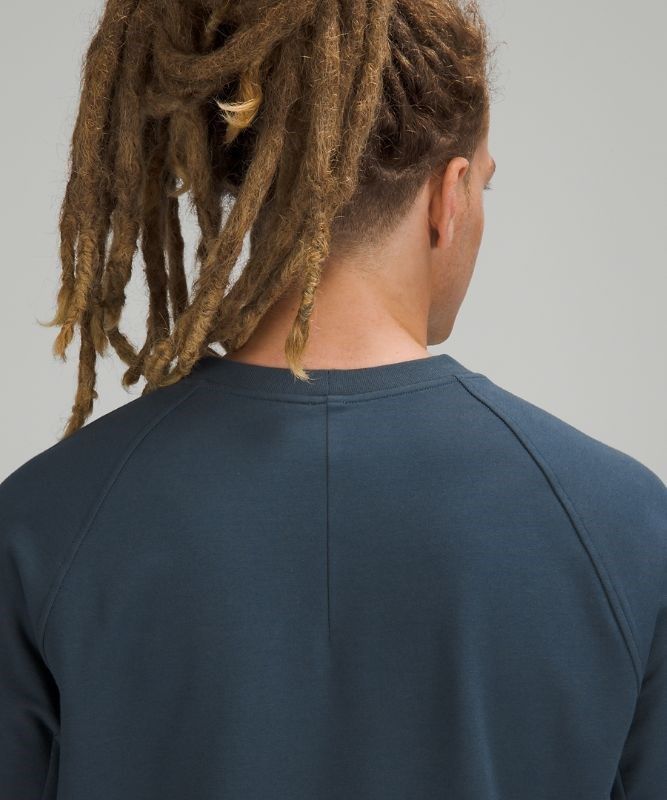 Lululemon City Sweat Crew Tröjor Herr Blå | MGON-14572