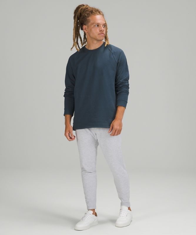 Lululemon City Sweat Crew Tröjor Herr Blå | MGON-14572