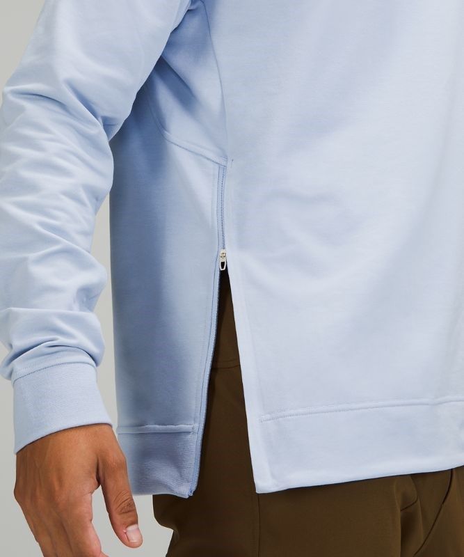 Lululemon City Sweat Crew Tröjor Herr Blå Beige | CPHS-01246