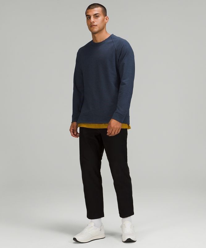 Lululemon City Sweat Crew Tröjor Herr Marinblå | IUBF-42908