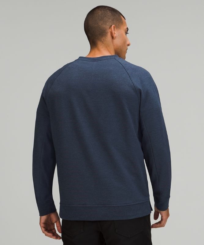 Lululemon City Sweat Crew Tröjor Herr Marinblå | IUBF-42908