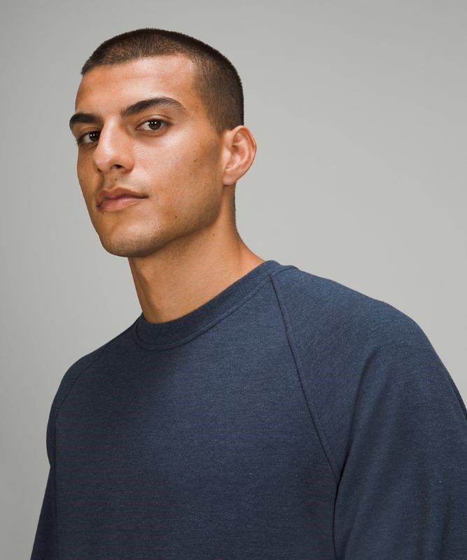 Lululemon City Sweat Crew Tröjor Herr Marinblå | IUBF-42908