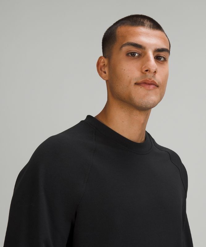 Lululemon City Sweat Crew Tröjor Herr Svarta | CANQ-52184