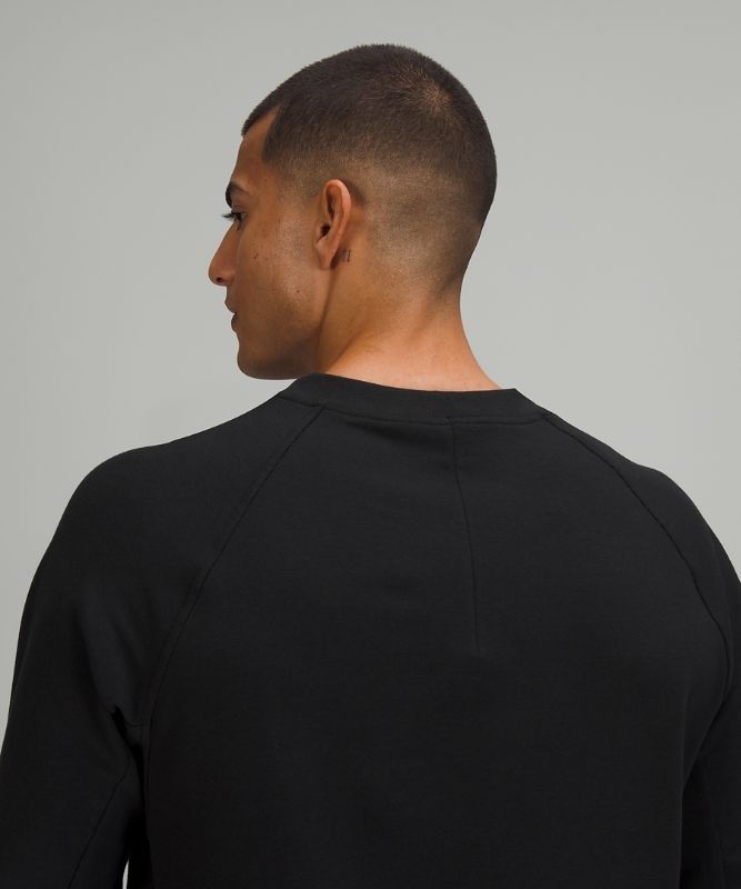 Lululemon City Sweat Crew Tröjor Herr Svarta | CANQ-52184